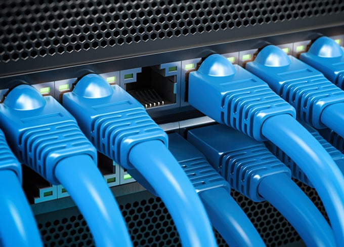 network-lan-internet-blue-cables-connected-in-network-Advania