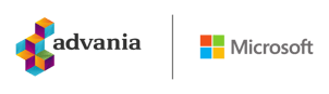 Advania Microsoft full cobrand logo black 800x233